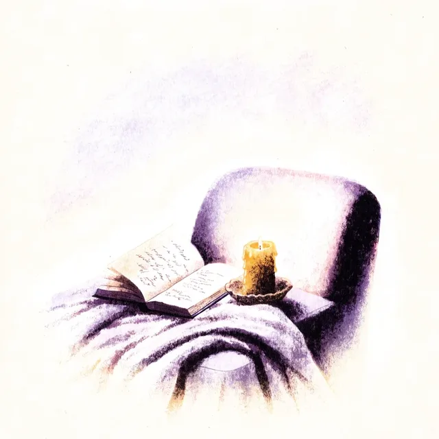 Illustration of an open journal.